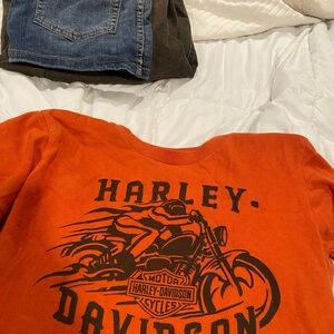 Harley-Davidson Vibrant Orange Motorcycle Tee